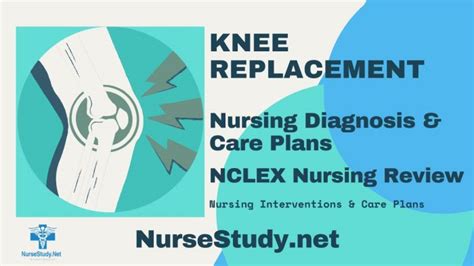 knee replacement nursing diagnosis|Knee Replacement Surgery Nursing Diagnosis & Care Plan.